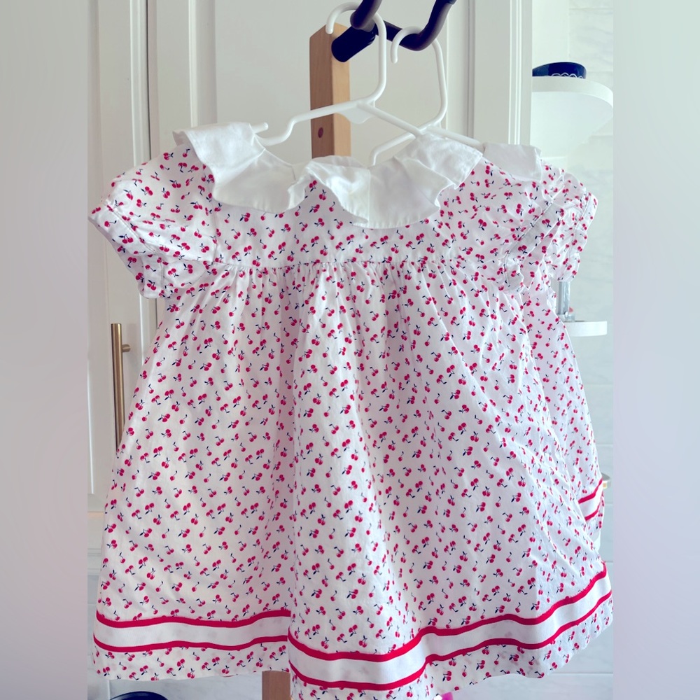 Janie and Jack 12-18 months and 18-24 months Cherry dresses
